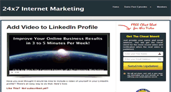 Desktop Screenshot of 24x7internetmarketing.com